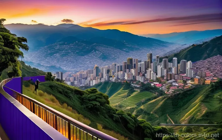 콜롬비아 대중교통 이용법 - **Prompt 1: Bustling Bogota Commute on TransMilenio**
    A vibrant, dynamic shot inside a red artic...